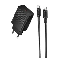 BOROFONE ԼԻՑՔԱՎՈՐԻՉ BAS75A TYPE-C TO IOS Սև