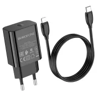 BOROFONE ԼԻՑՔ+ԼԱՐ BA65A TYPE-C TO IOS Սև