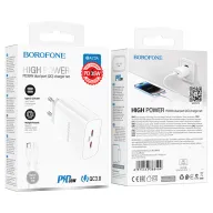 BOROFONE ԼԻՑՔ+ԼԱՐ BA73A TYPE-C TO IOS Սպիտակ