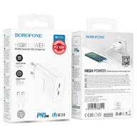 BOROFONE ԼԻՑՔ+ԼԱՐ BA73A TYPE-C TO TYPE-C Սպիտակ