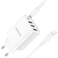 Լիցքավորիչ + Լար Type-C to Lightning BOROFONE BA79A