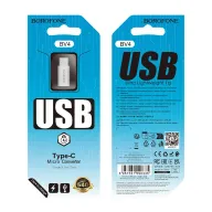 BOROFONE OTG BV4 MICRO TO TYPE-C Արծաթագույն