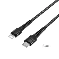Լիցքավորման Լար Type-C to Lightning | BOROFONE BU21-սև