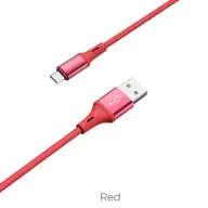 Լիցքավորման Լար Micro-USB | BOROFONE BU24-կարմիր