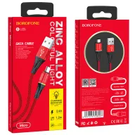 Լիցքավորման Լար  Micro-USB | BOROFONE BU25-կարմիր