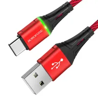 Լիցքավորման Լար Type-C | BOROFONE BU25-կարմիր