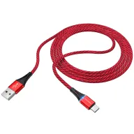 Լիցքավորման Լար Type-C | BOROFONE BU25-կարմիր