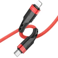 BOROFONE USB BU35 TYPE-C TO IOS Կարմիր