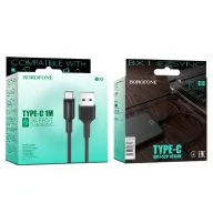 Լիցքավորման Լար  Type-C | BOROFONE BX1-սև
