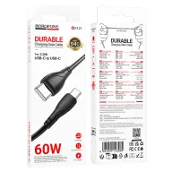 BOROFONE USB BX121 TYPE-C TO TYPE-C Սև