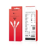 Լիցքավորման Լար 3-ը 1-ում| BOROFONE BX16|Lightning /Micro-USB/Type-C-սպիտակ