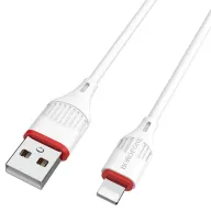 Լիցքավորման Լար Lightning | BOROFONE BX17-սպիտակ