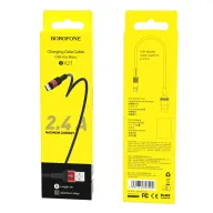 Լիցքավորման Լար Micro-USB | BOROFONE BX21-սև