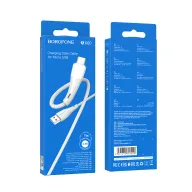 Լիցքավորման Լար Micro-USB BOROFONE BX60- Սպիտակ