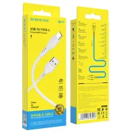 Լիցքավորման Լար Type-C | BOROFONE BX51-սպիտակ