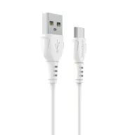 Լիցքավորման Լար Type-C | BOROFONE BX51-սպիտակ