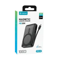 CELEBRAT POWERBANK PB-20 MAGNETIC 10000mah Սև