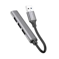 HOCO Ադապտեր HB26 Type-C to USB3.0+USB2.0*3 Մոխրագույն