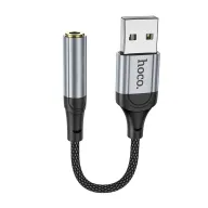 HOCO Ադապտեր LS36 Type-C to AUX audio Սև