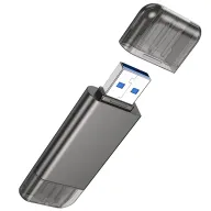HOCO Ադապտեր HB39 USB/Type-C 3.0 Մոխրագույն