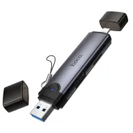 HOCO կոն․ HB56A USB/IOS 3in1 Մոխրագույն