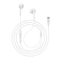 HOCO L10 Acoustic Type-C Wired Headphones (White)
