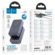 HOCO POWERBANK J160B MAGNETIC 20000mAh Մոխրագույն