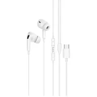 HOCO M101 Pro Ականջակալ Փոքր Լարով Type-C Սպիտակ