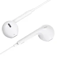 HOCO M80 Ականջակալ Փոքր Լարով Type-C Սպիտակ 1հատ