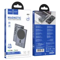 HOCO POWERBANK Q32 MAGNETIC 5000 mAh Մոխրագույն