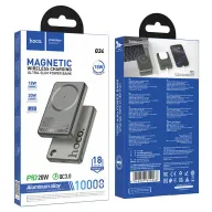 HOCO POWERBANK Q34 MAGNETIC 10000 mAh Մոխրագույն