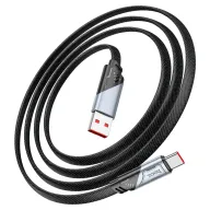 HOCO U119 USB-ից Type-C լիցքավորման մալուխ Սև