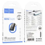 HOCO ԱԴԱՊՏԵՐ UA36E Ios/Type-c to USB OTG 2-in-1 Սև