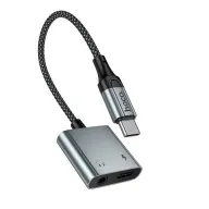 HOCO TYPE-C TO TYPE-C ,AUX   UPA34 ՄՈԽՐԱԳՈՒՅՆ