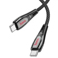 HOCO USB U133 TYPE-C TO TYPE-C Սև 60W