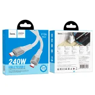 HOCO USB X106 TYPE-C TO TYPE-C ՄՈԽՐԱԳՈՒՅՆ 240W 2M