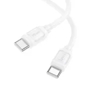 HOCO USB X115 TYPE-C TO TYPE-C Սպիտակ 60W
