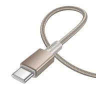 HOCO USB X119 TYPE-C TO TYPE-C Ոսկեգույն 60W