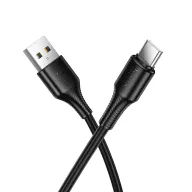 HOCO X120 USB-ից Type-C լիցքավորման մալուխ Սև