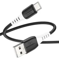 HOCO X82 USB-ից Type-C լիցքավորման մալուխ Սև