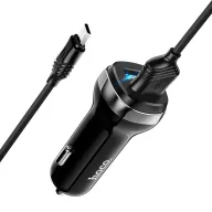 HOCO Z40 Մեքենայի լիցքավորիչ + Micro-USB մալուխ (Սև)