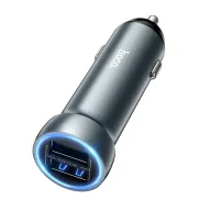 HOCO Z54 Մեքենայի լիցքավորիչ (Մոխրագույն)