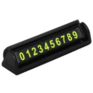 HOCO ZP131 Հեռախոսահամարի ցուցանակ, Սև