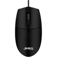 JEDEL 230 Օպտիկական լարով մկնիկ (Սև)