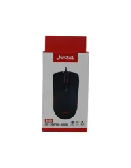 JEDEL M80 LED Օպտիկական լարով մկնիկ (Սև)