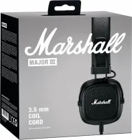 Ականջակալ Marshall Major III Սև