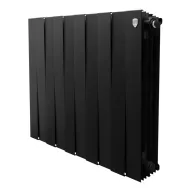 ROYAL THERMO PianoForte 500 Սև 10 մասնաբաժին Բիմետալային ռադիատոր