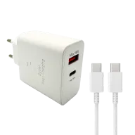Samsung ԼԻՑՔԱՎՈՐԻՉ+ԼԱՐ 35W TYPE-C TO TYPE-C Սպիտակ