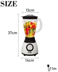 SONIFER SF-8010 Բլենդեր 2-ը 1-ում Սև