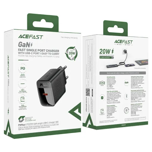 ACEFAST ԼԻՑՔԱՎՈՐԻՉ A82 PD20W Սև